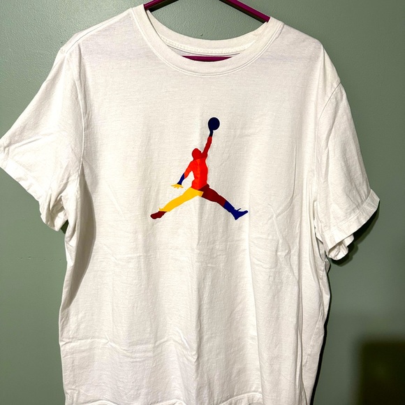 AUTHENTIC NIKE AIR JORDAN DNA SS WHITE T SHIRT - Picture 1 of 2